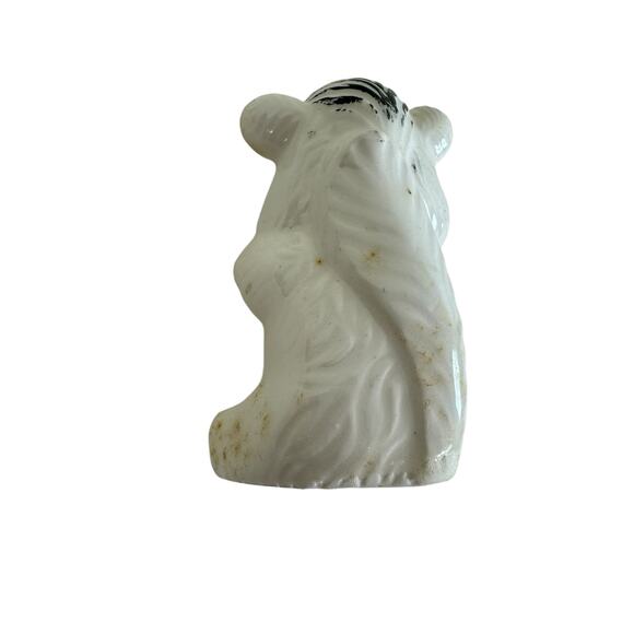 Vintage Squirrel Skunk & Beehive Glazed Ceramic Salt & Pepper Shakers Japan - Picture 3 of 7